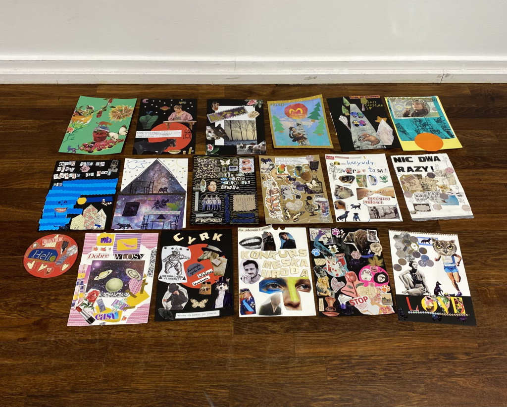 {:pl}Wyklejanki z Szymborską w Instytucie Polskim{:}{:de}COLLAGE-Workshop MIT SZYMBORSKA im Polnischen Institut{:}