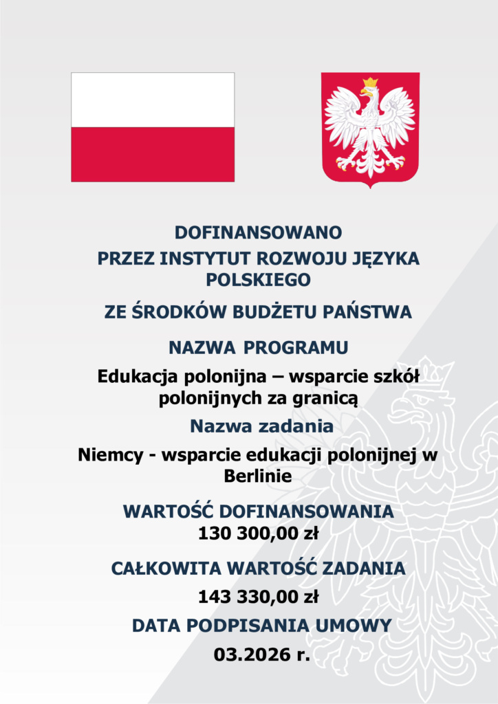 Niemcy - wsparcie edukacji polonijnej w Berlinie