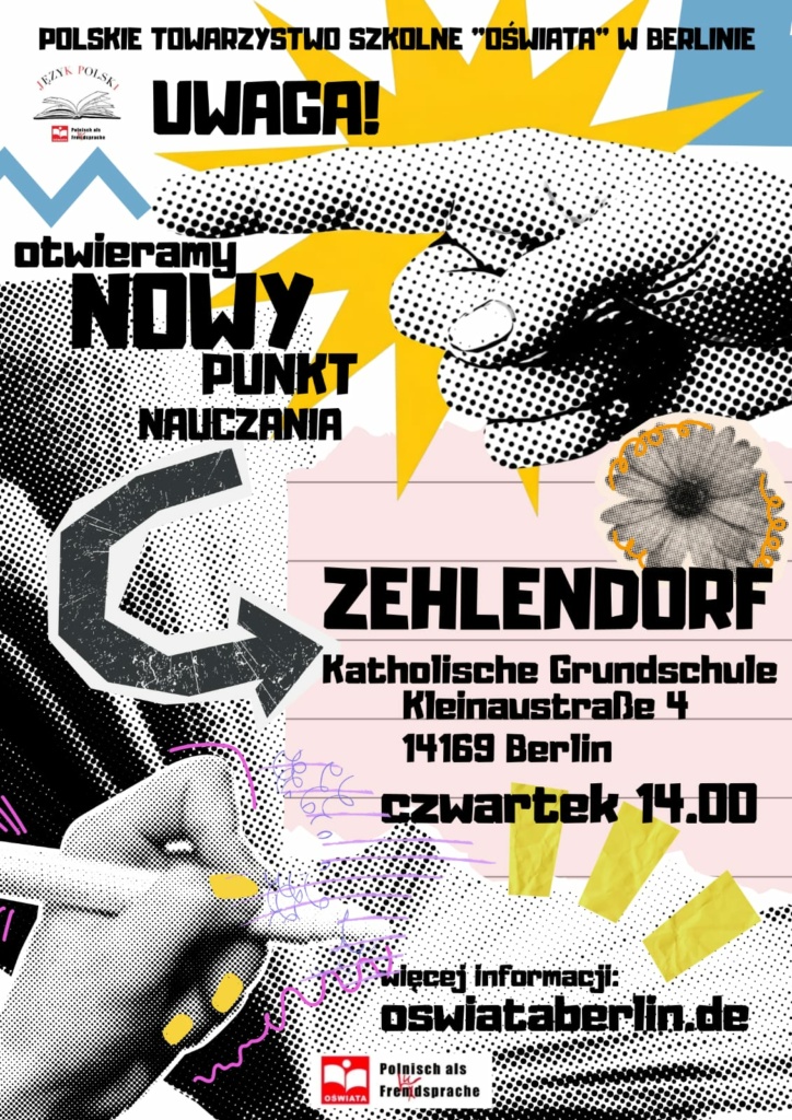 {:pl}Nowy Punkt na Zehlendorfie{:}{:de}Neuer Oswiata-Standort in Zehlendorf.{:}