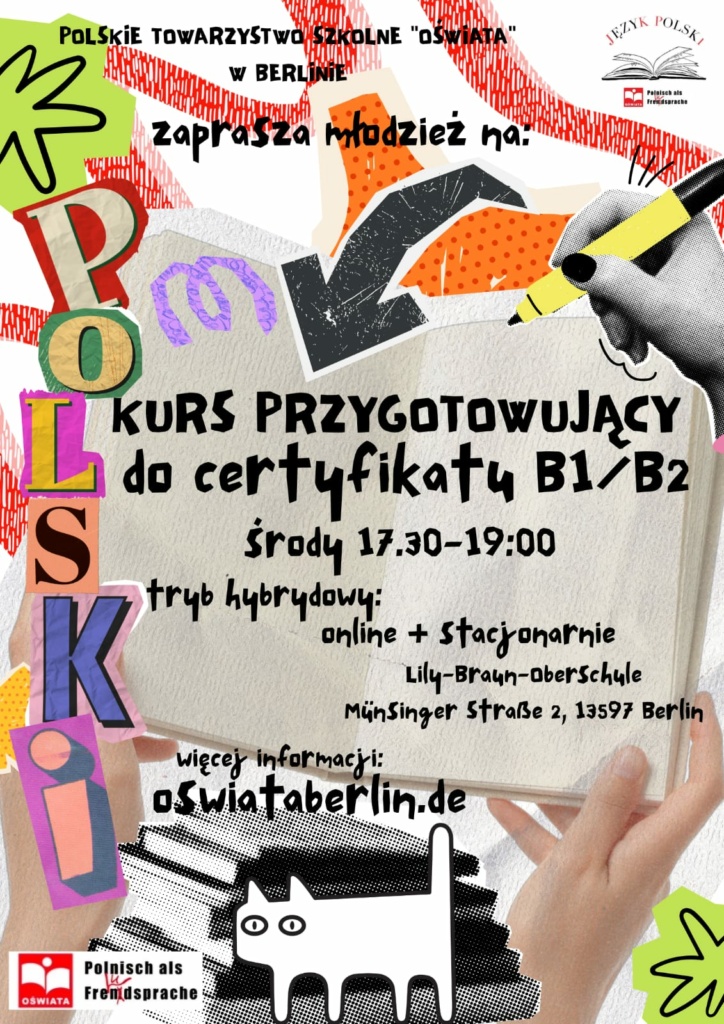 {:pl}Kurs przygotowawczy do certyfikatu z języka polskiego{:}{:de}Vorbereitungskurs auf die Zertifikatsprüfung Polnisch{:}